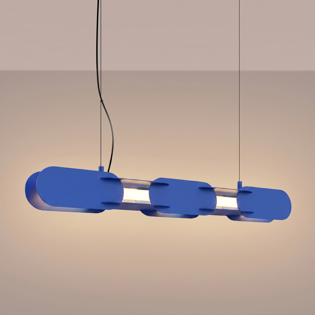 Lampa wisząca CHAIN 91 ultramaryna LED 3000K - 31215