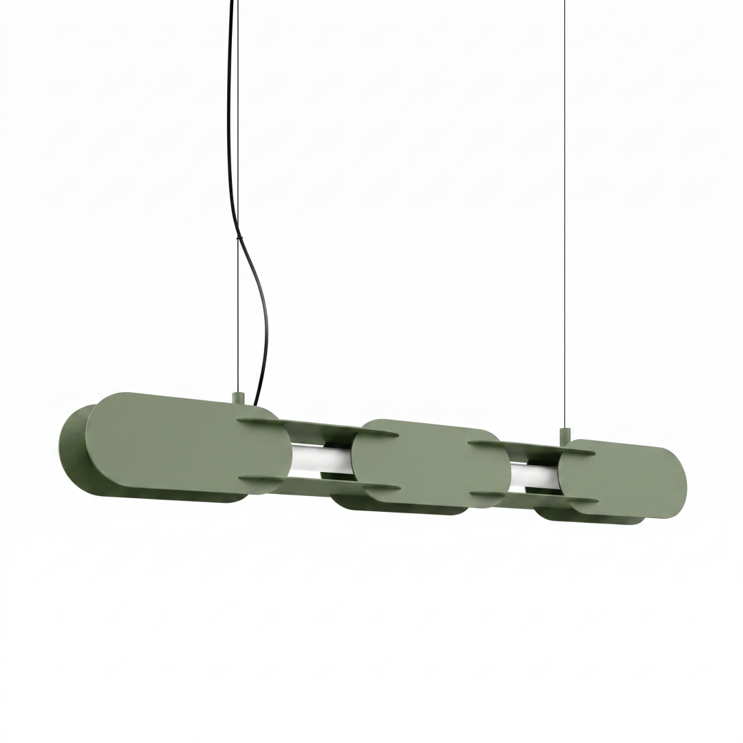 Lampa wisząca CHAIN 91 zielona oliwka LED 3000K - 31220