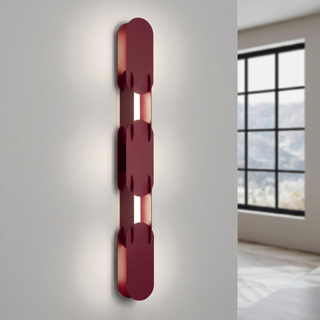 Kinkiet CHAIN 91 burgund LED 4000K - 31260