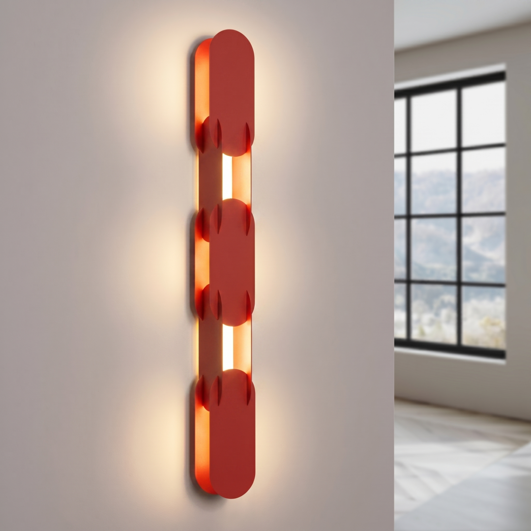 Kinkiet CHAIN 91 czerwony LED 4000K - 31272
