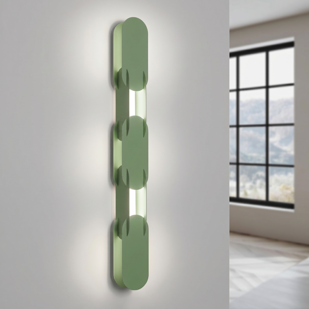 Kinkiet CHAIN 91 szałwiowy LED 4000K - 31296
