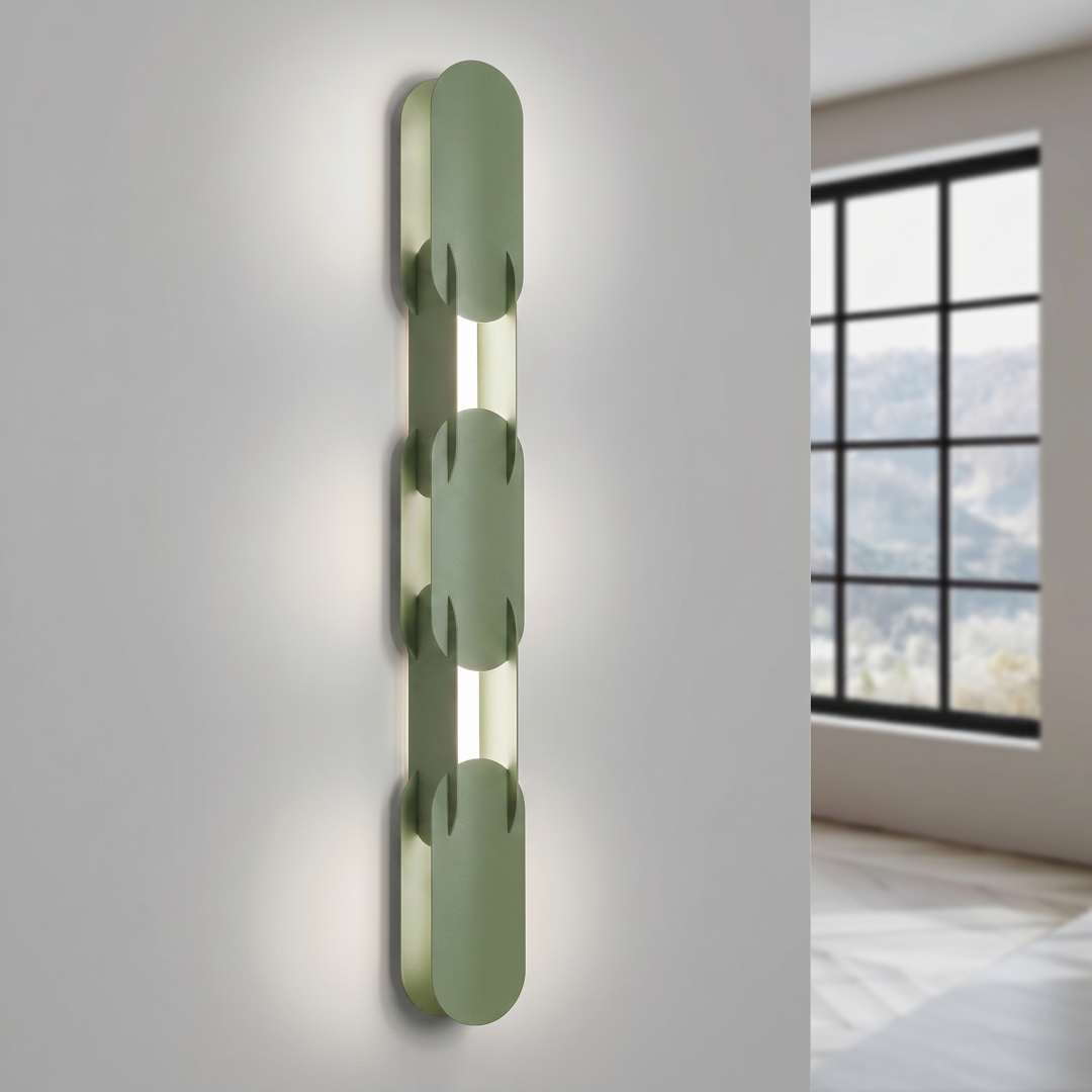 Kinkiet CHAIN 91 zielony oliwkowy LED 4000K - 31314