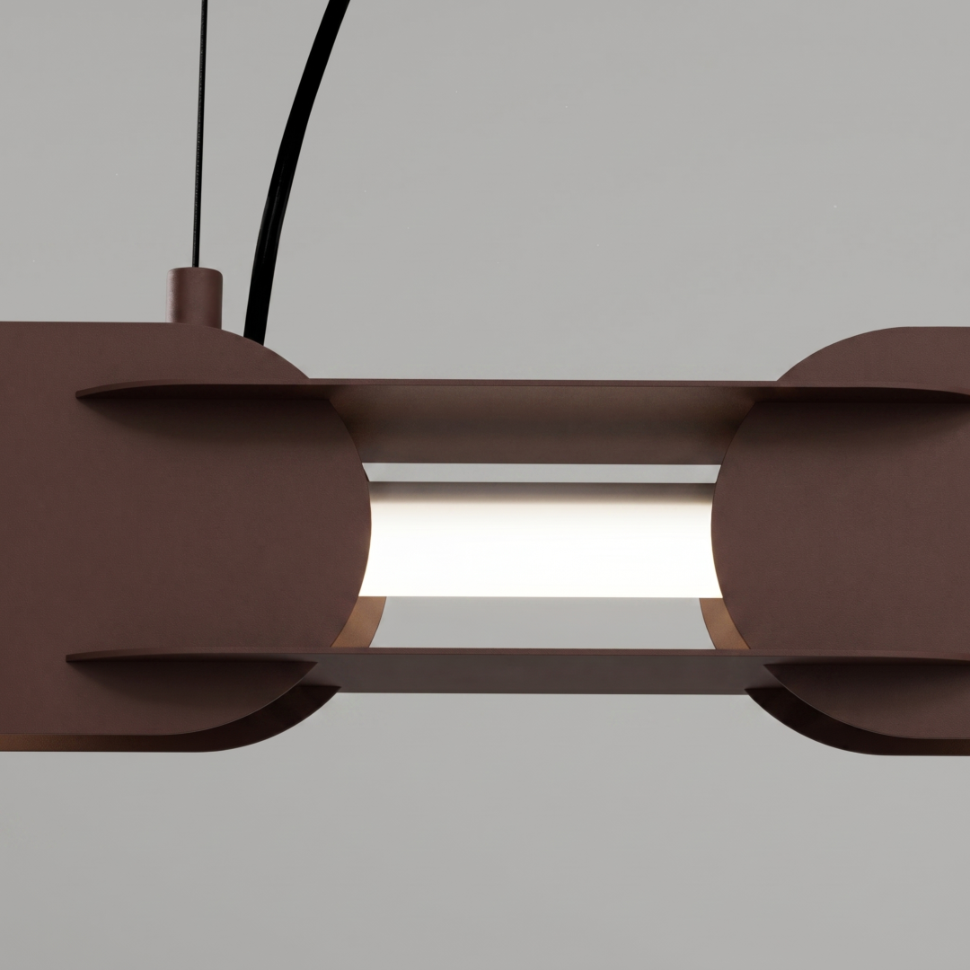 Lampa wisząca CHAIN 91 brązowa LED 4000K - 31327