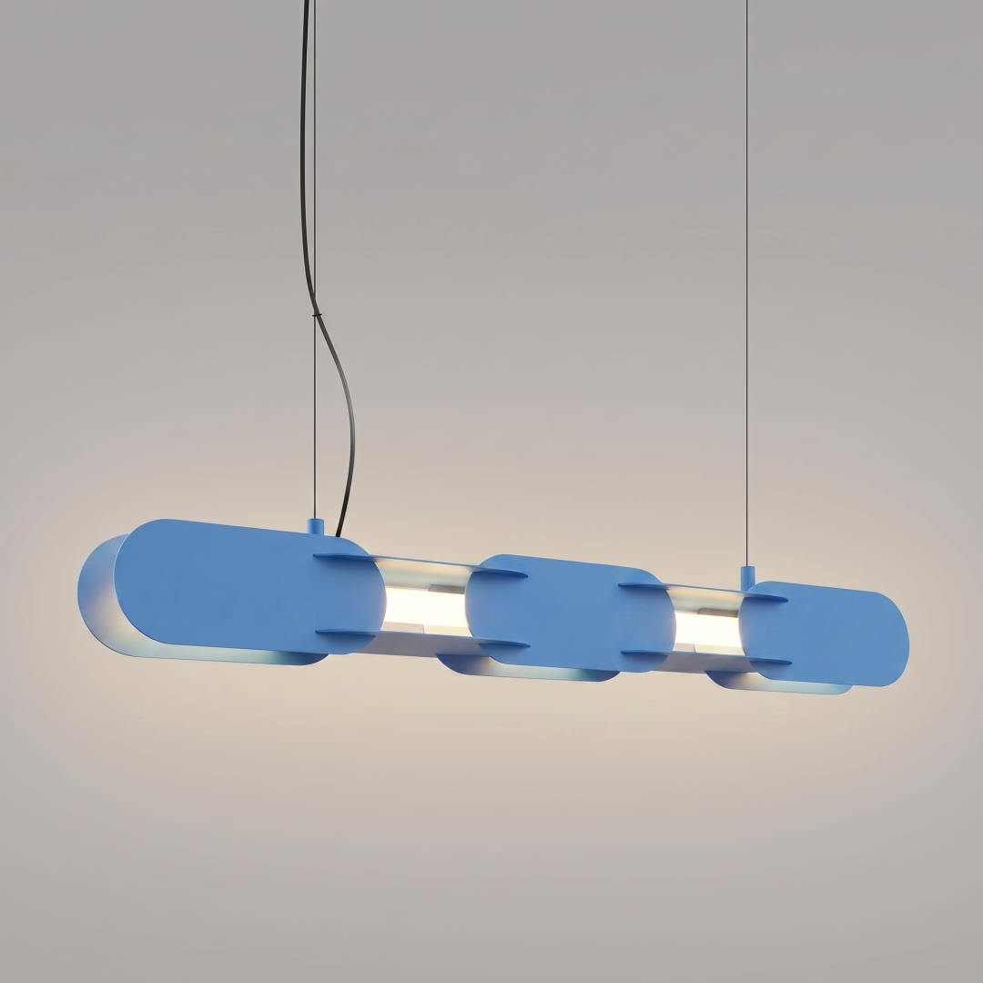 Lampa wisząca CHAIN 91 błękitna LED 4000K - 31340