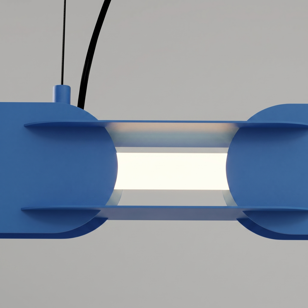 Lampa wisząca CHAIN 91 błękitna LED 4000K - 31341