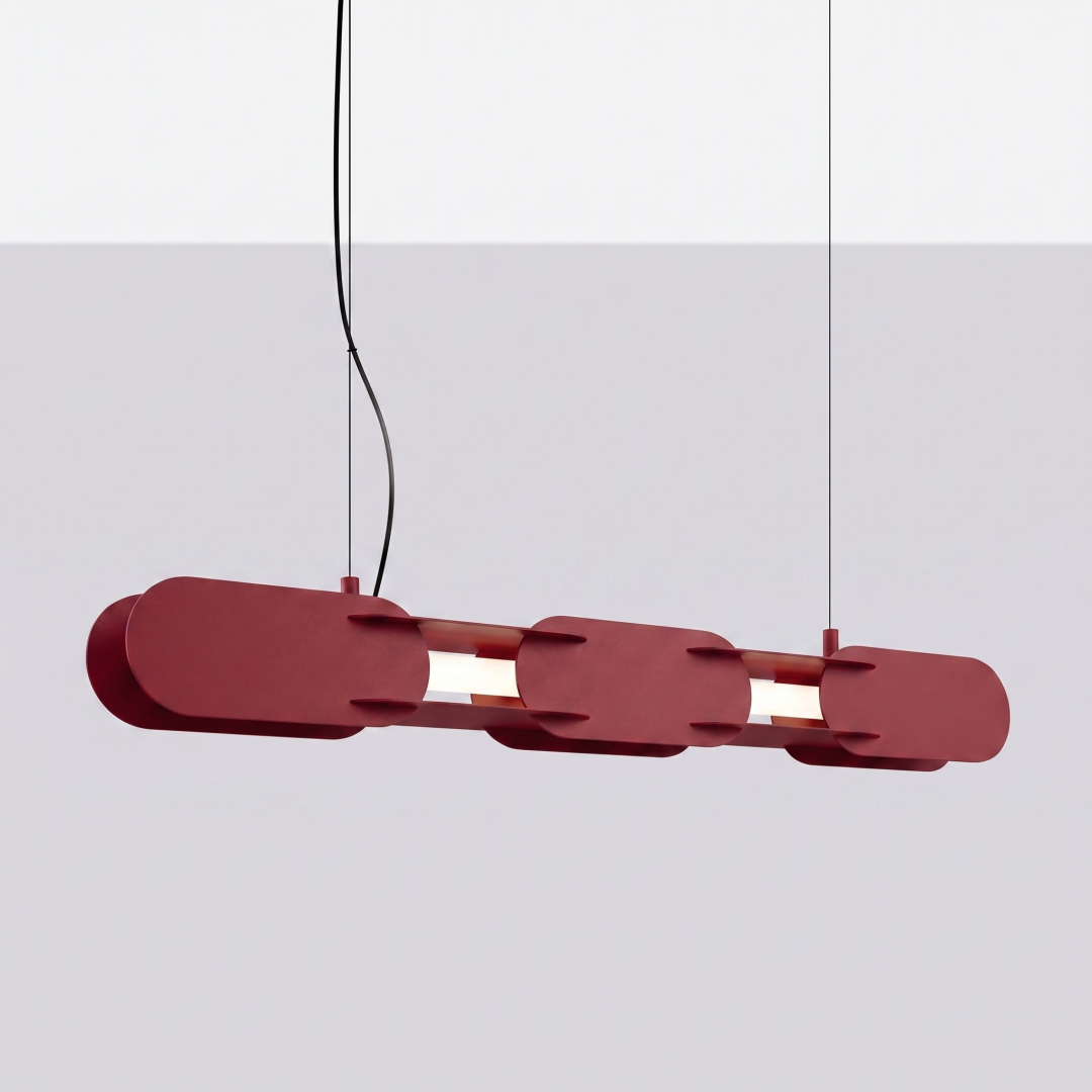 Lampa wisząca CHAIN 91 burgund LED 4000K - 31353