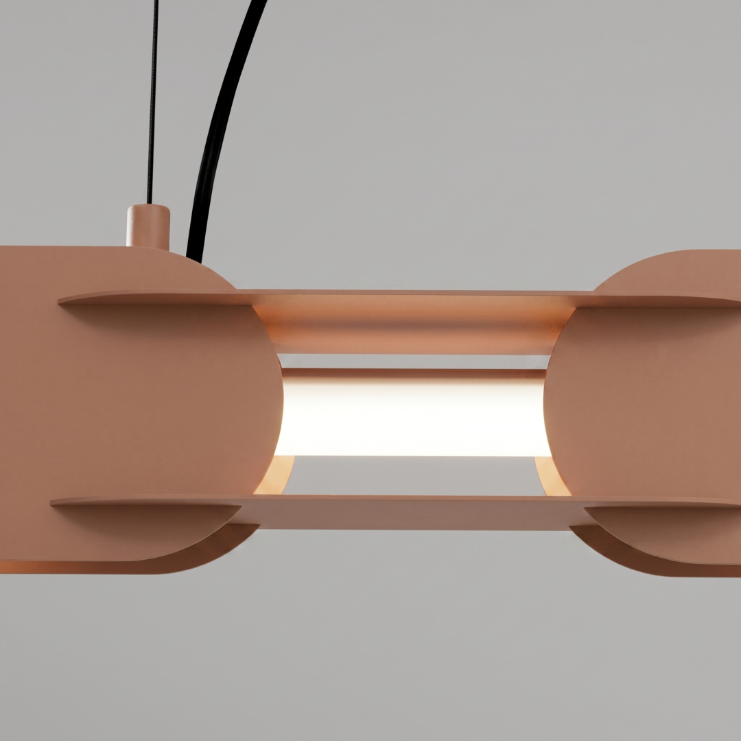 Lampa wisząca CHAIN 91 mocca LED 4000K - 31376