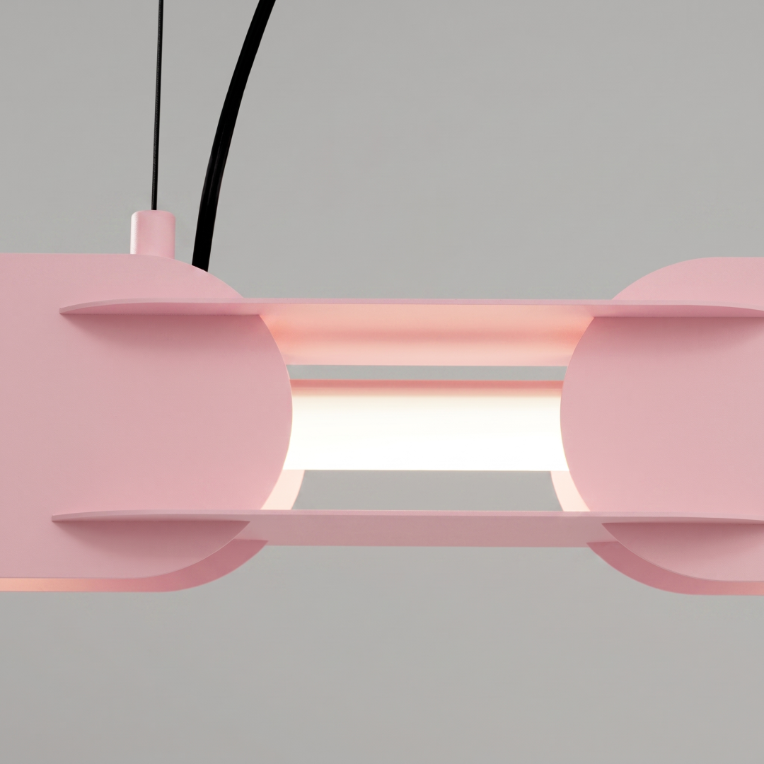 Lampa wisząca CHAIN 91 różowa LED 4000K - 31390