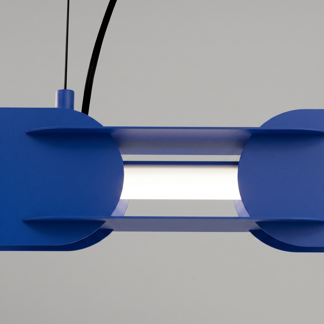 Lampa wisząca CHAIN 91 ultramaryna LED 4000K - 31411