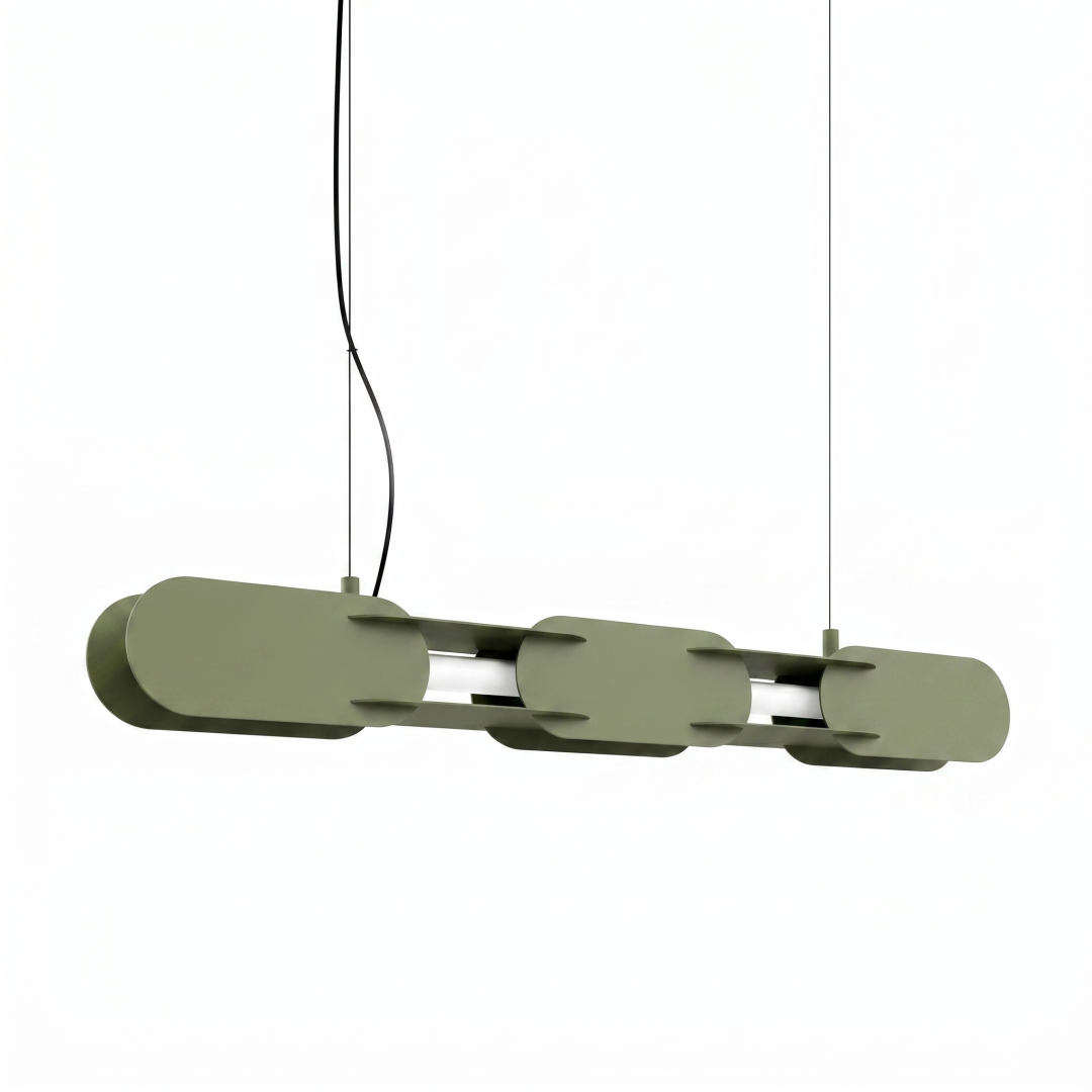 Lampa wisząca CHAIN 91 zielona oliwka LED 4000K - 31415