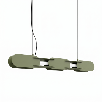 Lampa wisząca CHAIN 91 zielona oliwka LED 4000K