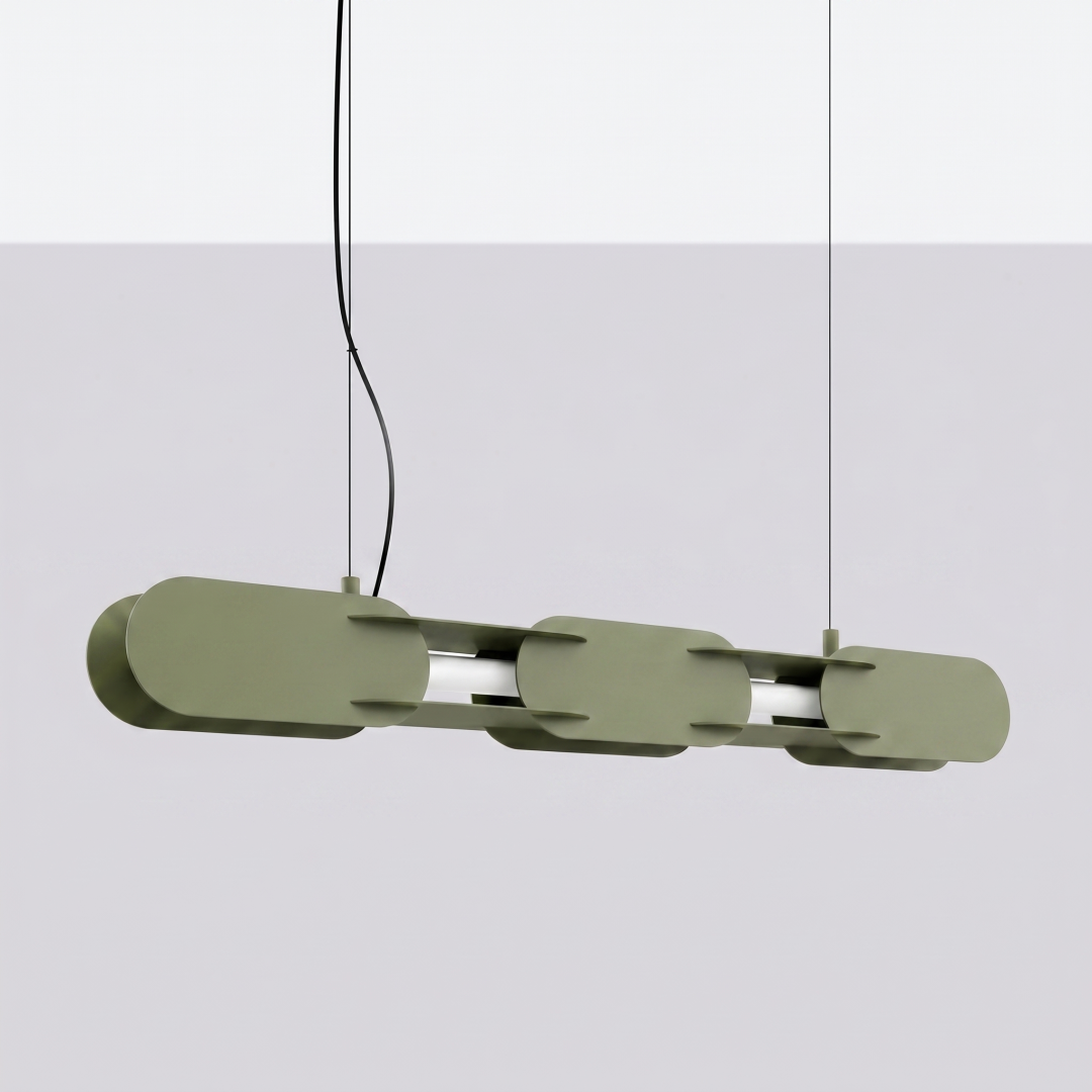 Lampa wisząca CHAIN 91 zielona oliwka LED 4000K - 31416