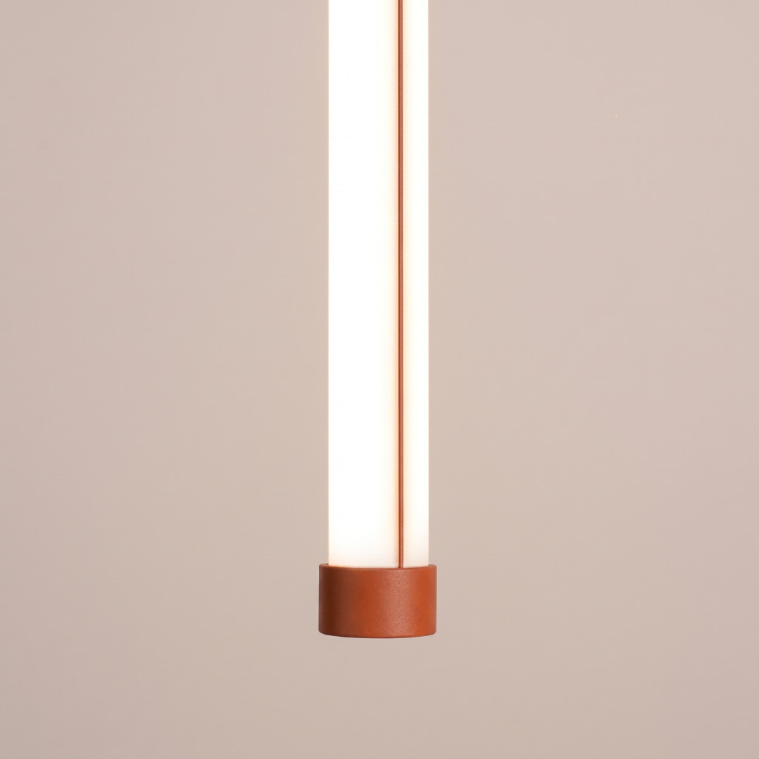Lampa wisząca TRANG 75 ochra czerwona LED 3000K - 31617