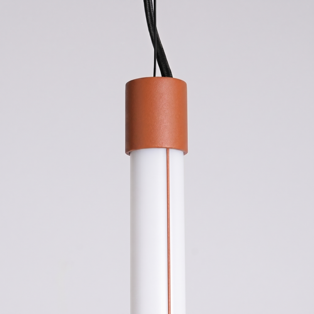 Lampa wisząca TRANG 75 ochra czerwona LED 3000K - 31618