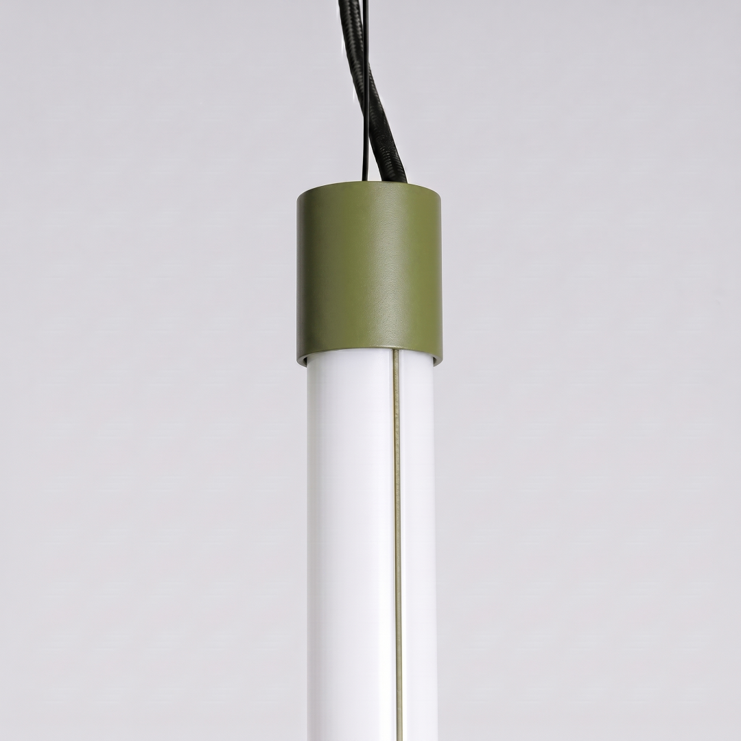 Lampa wisząca TRANG 75 zielona oliwka LED 3000K - 31658