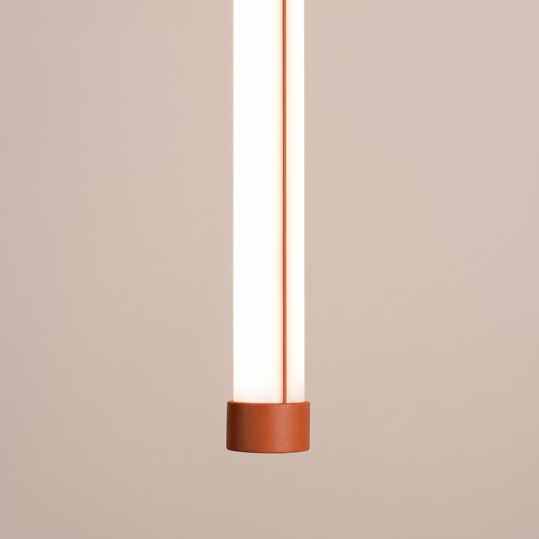 Lampa wisząca TRANG 100 ochra czerwona LED 3000K - 31737