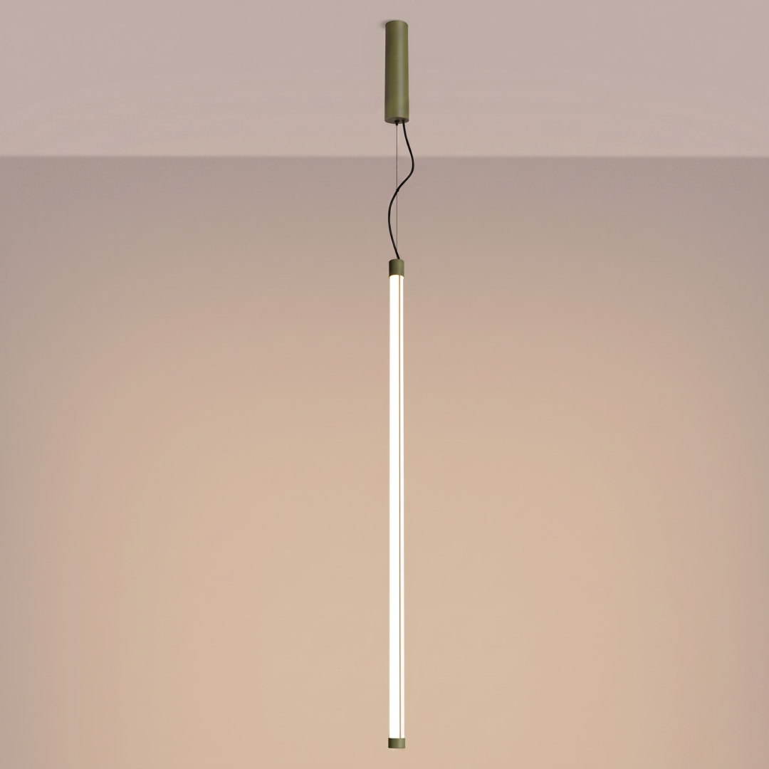 Lampa wisząca TRANG 100 zielona oliwka LED 3000K - 31776