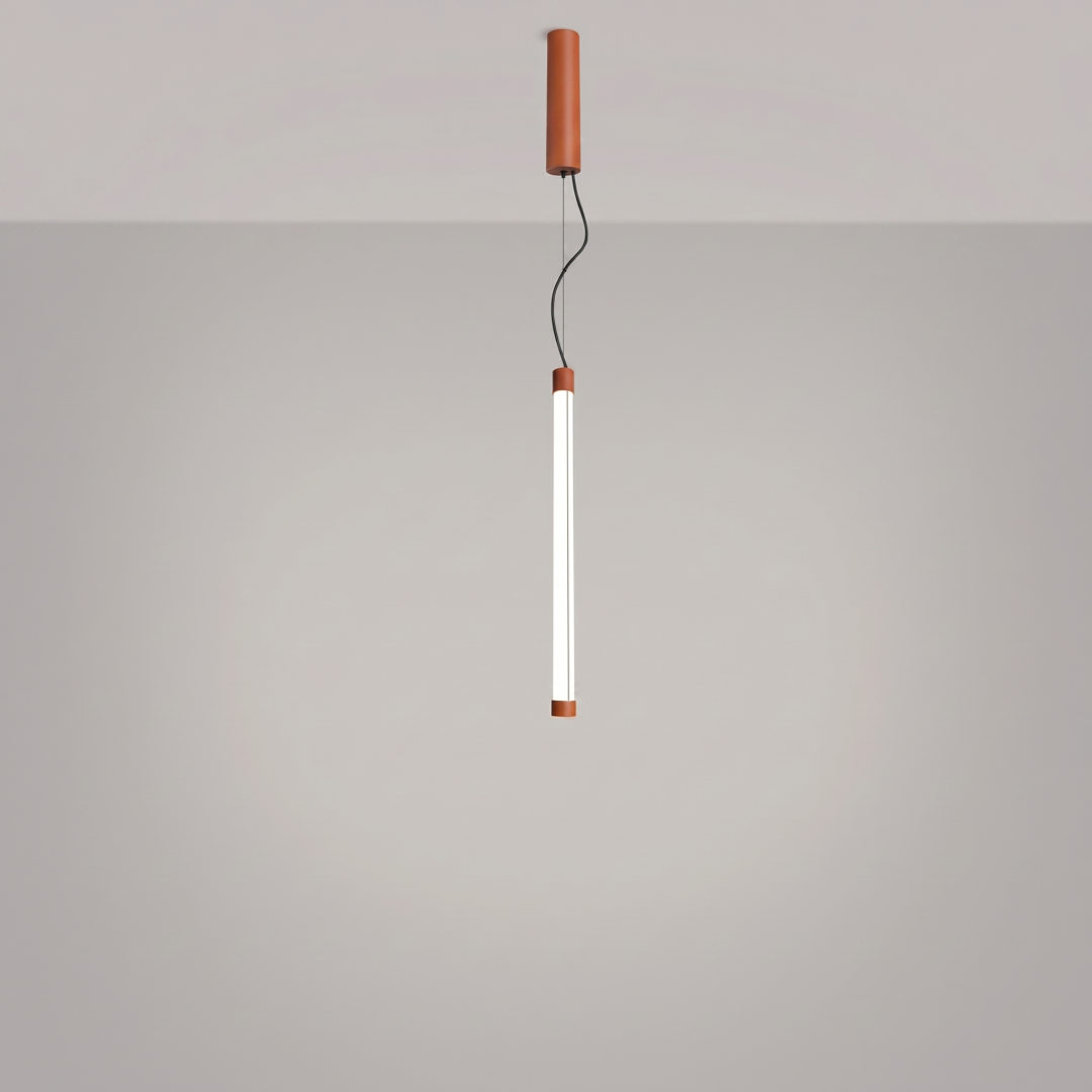 Lampa wisząca TRANG 50 ochra czerwona LED 4000K - 31856