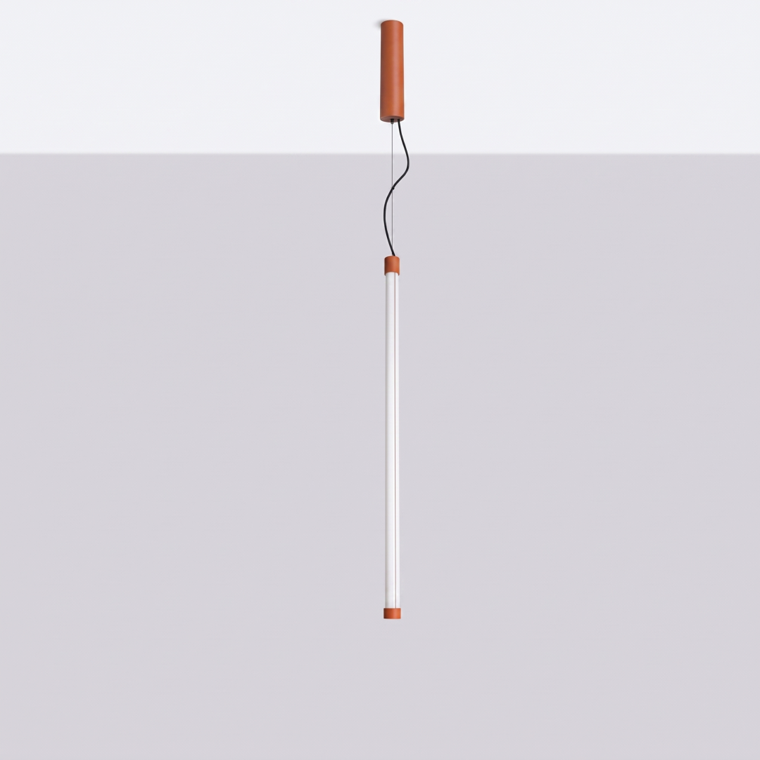 Lampa wisząca TRANG 75 ochra czerwona LED 4000K - 31975