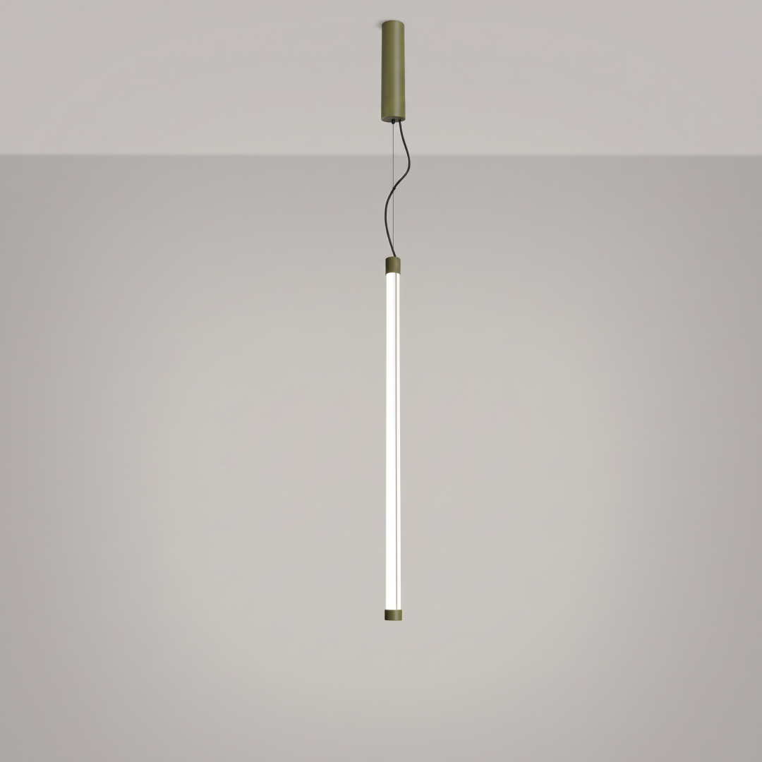 Lampa wisząca TRANG 75 zielona oliwka LED 4000K - 32016