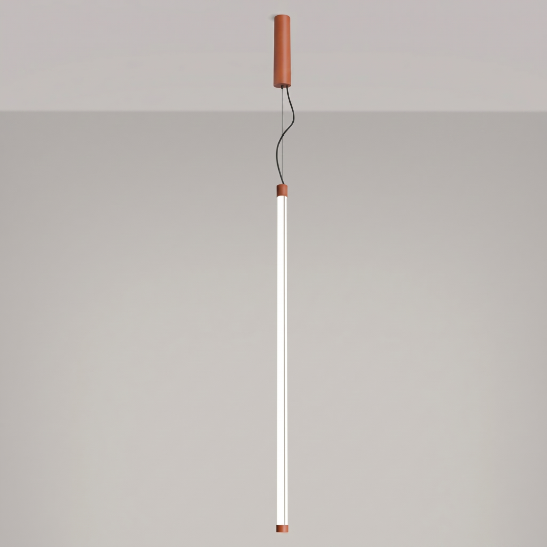 Lampa wisząca TRANG 100 ochra czerwona LED 4000K - 32096