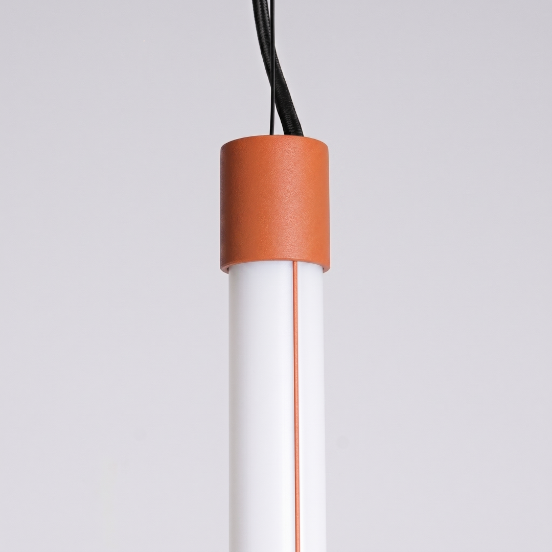 Lampa wisząca TRANG 100 ochra czerwona LED 4000K - 32098