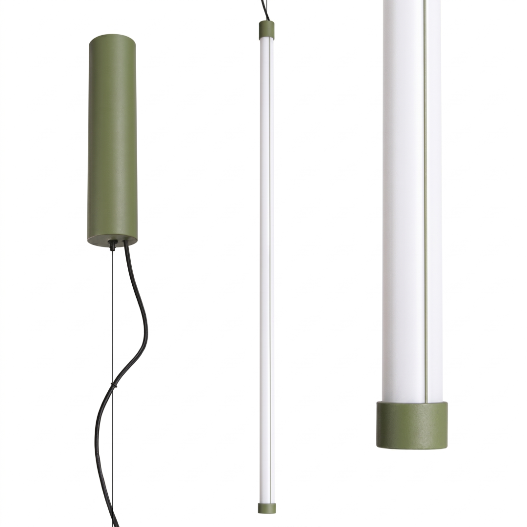 Lampa wisząca TRANG 100 zielona oliwka LED 4000K - 32134