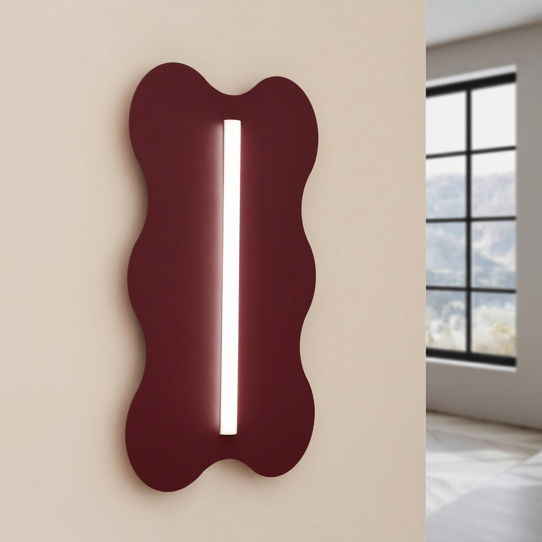 Kinkiet KLOVER burgund - 32191