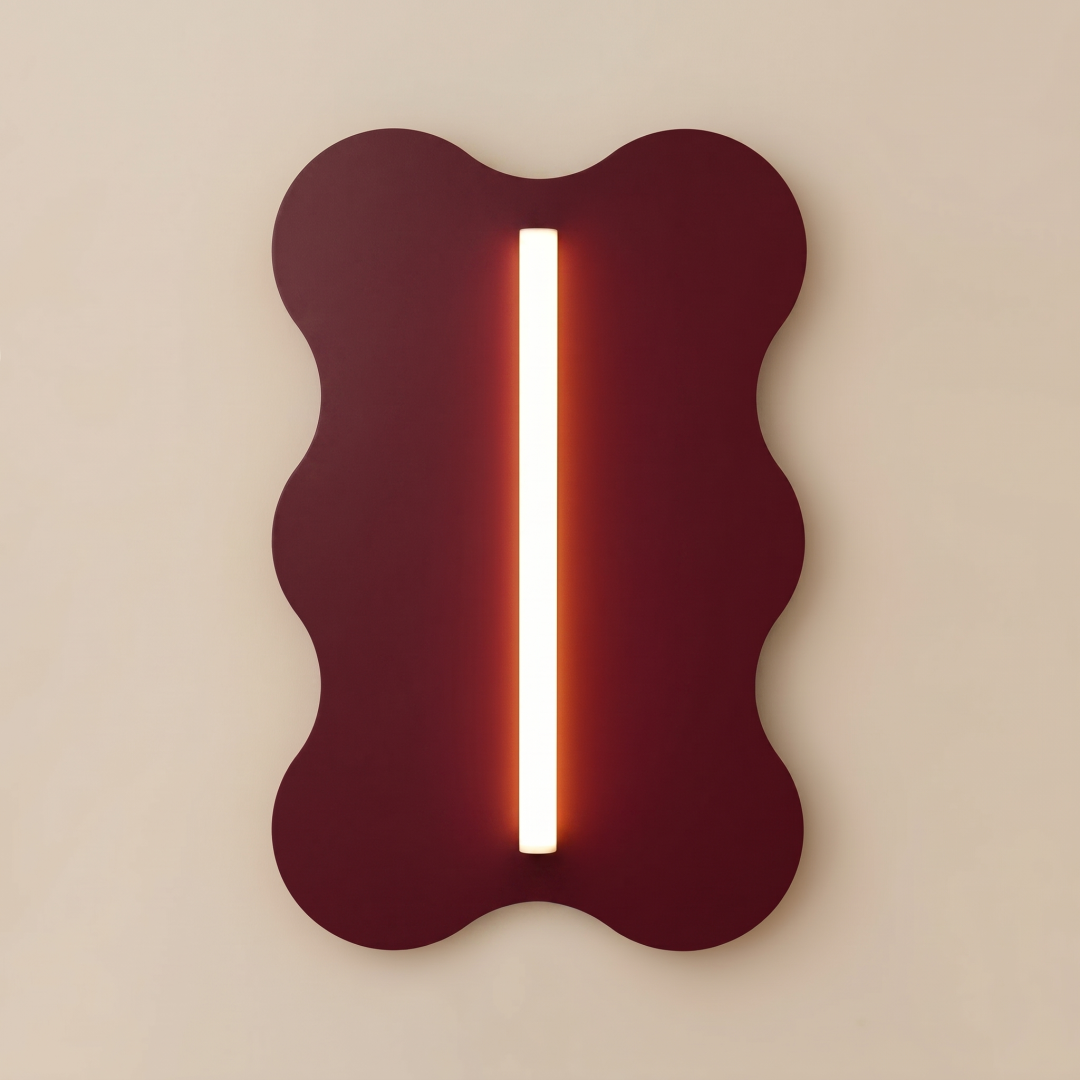 Kinkiet KLOVER burgund - 32192