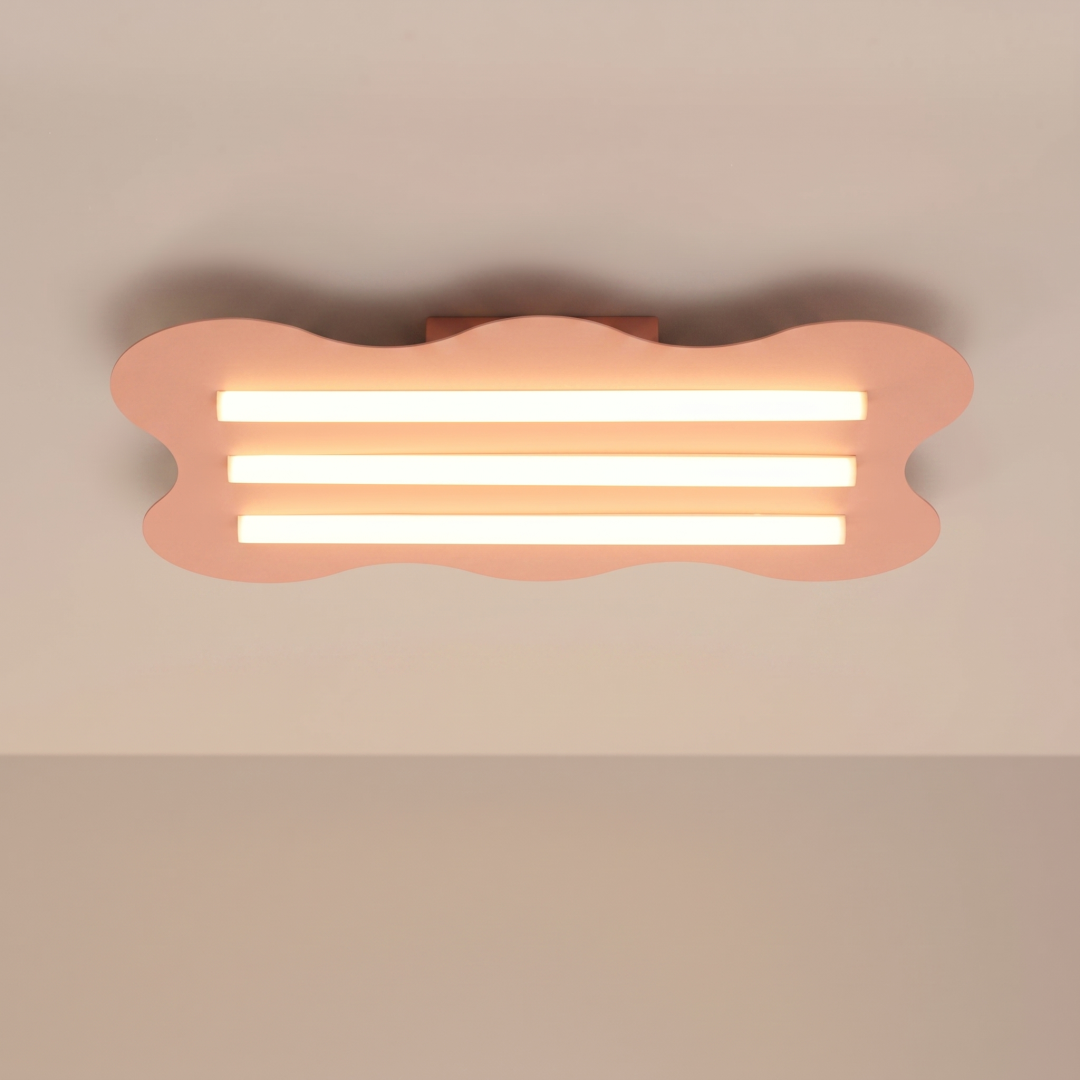 Plafon KLOVER brzoskwiniowy - 32301