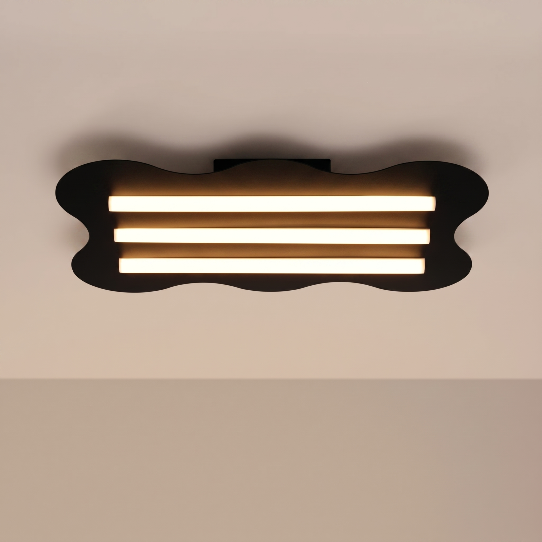 Plafon KLOVER czarny - 32317