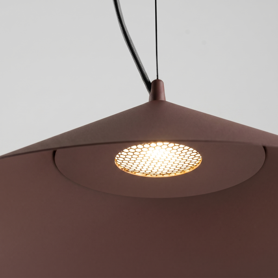 Lampa wisząca FINT brązowa LED 3000K - 32391