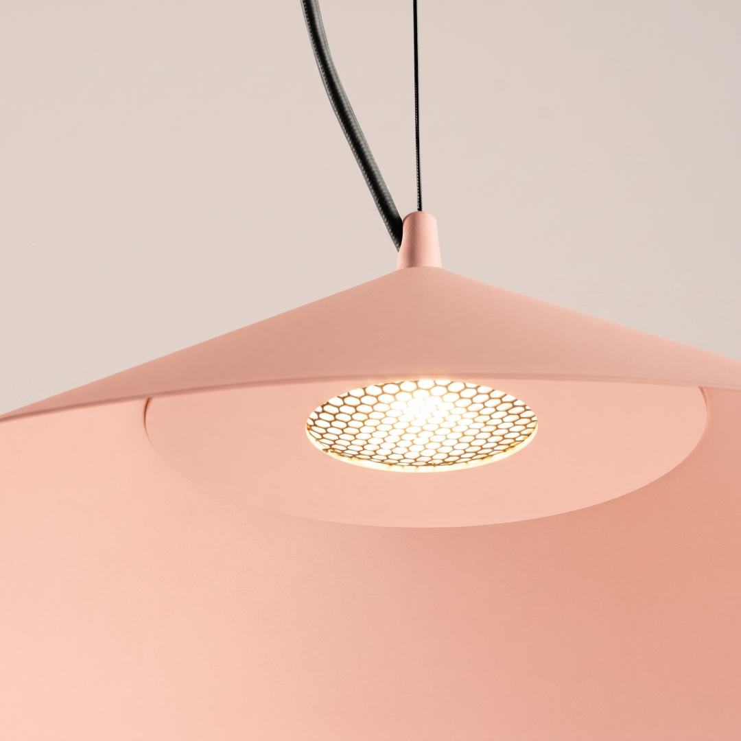 Lampa wisząca FINT brzoskwiniowa LED 3000K - 32424