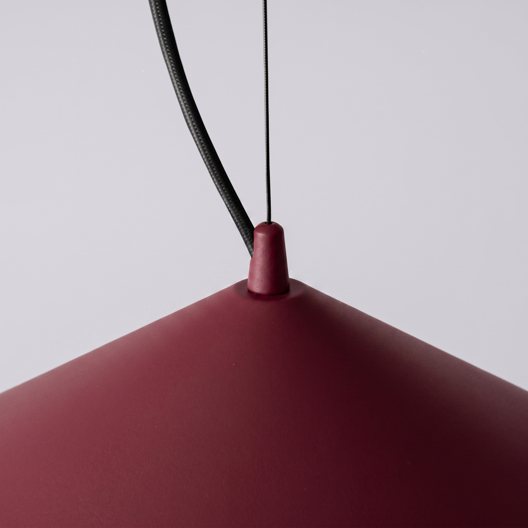 Lampa wisząca FINT burgund LED 3000K - 32436