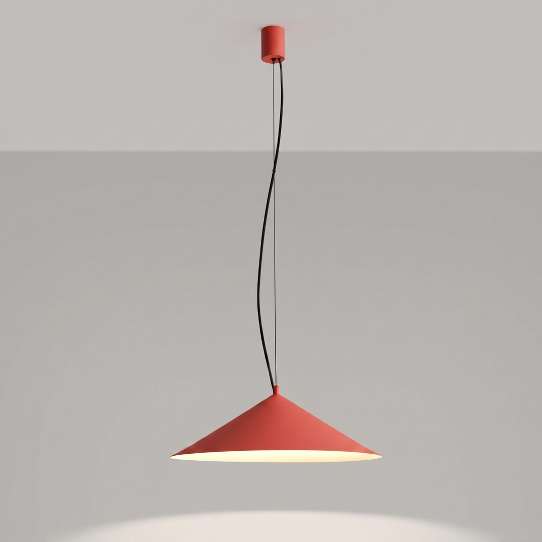 Lampa wisząca FINT czerwona LED 3000K - 32461