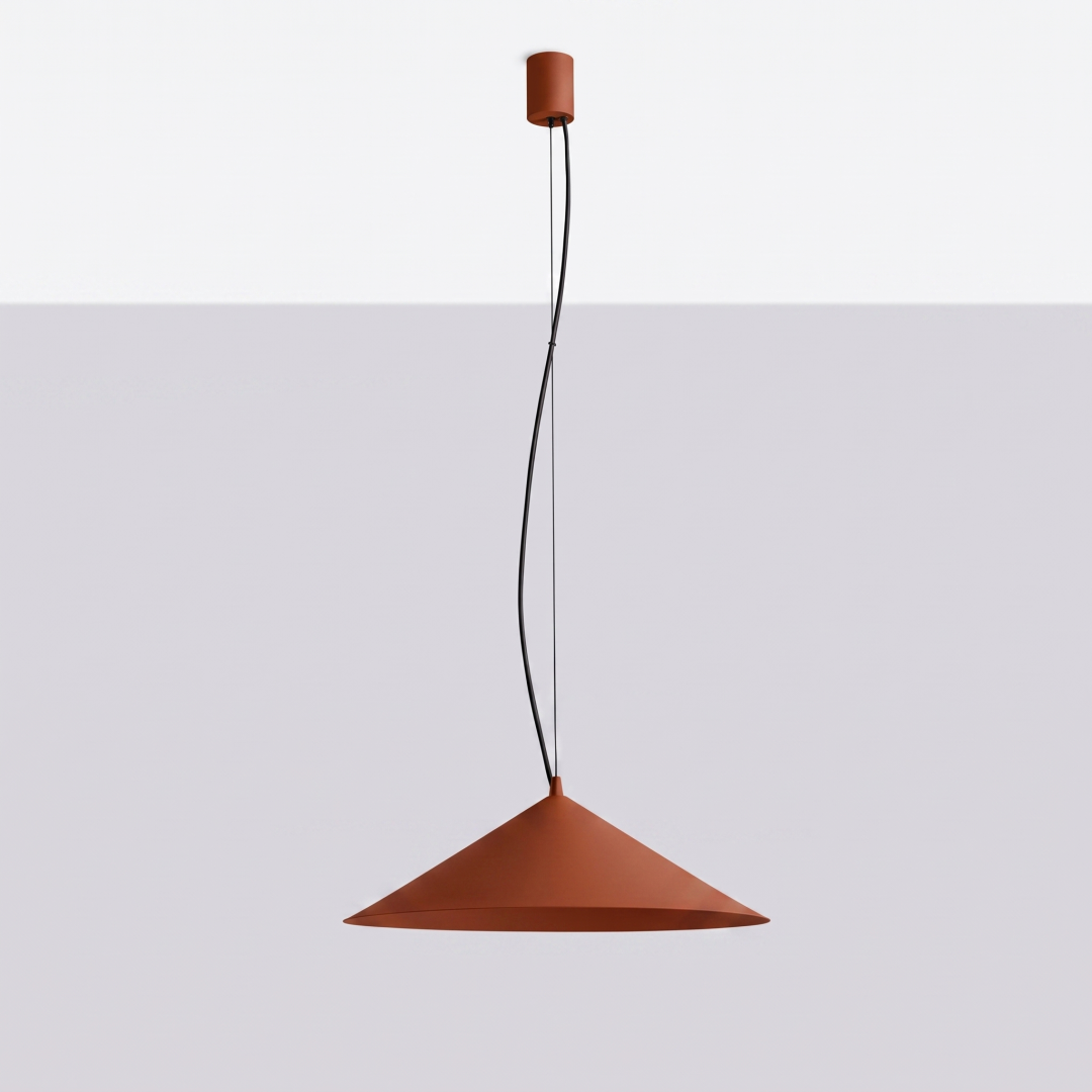 Lampa wisząca FINT ochra czerwona LED 3000K - 32482