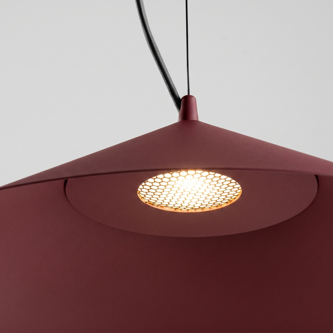 Lampa wisząca FINT burgund LED 4000K - 32600