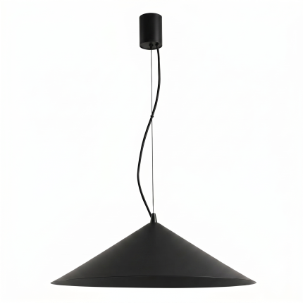 Lampa wisząca FINT czarna LED 4000K