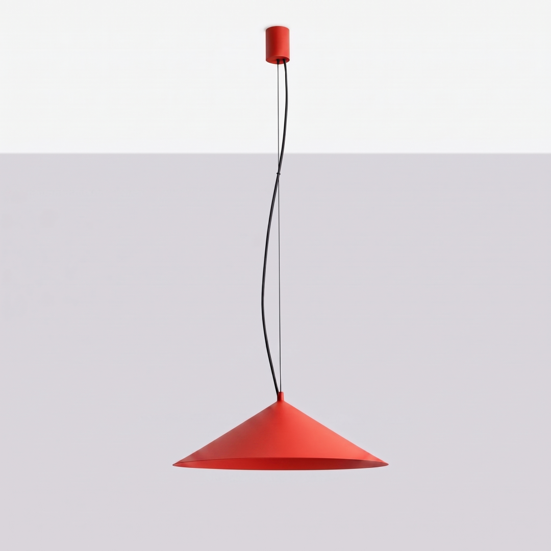 Lampa wisząca FINT czerwona LED 4000K - 32619