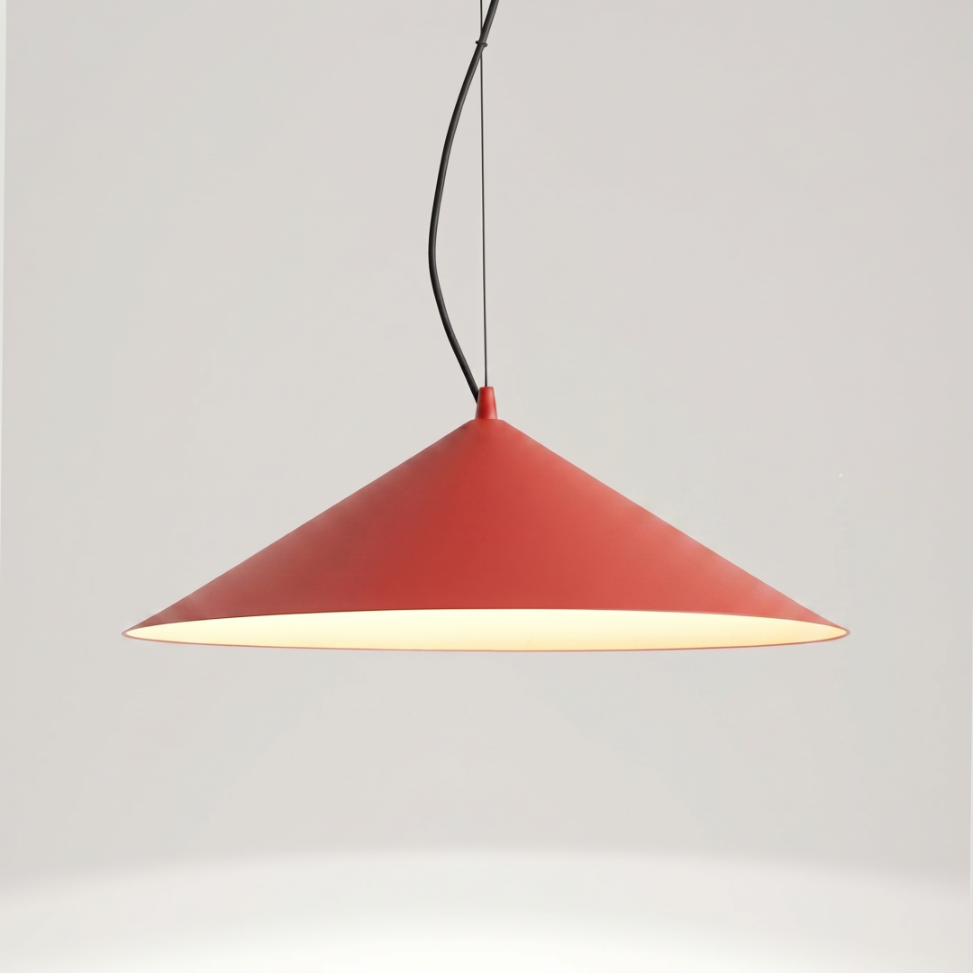 Lampa wisząca FINT czerwona LED 4000K - 32621