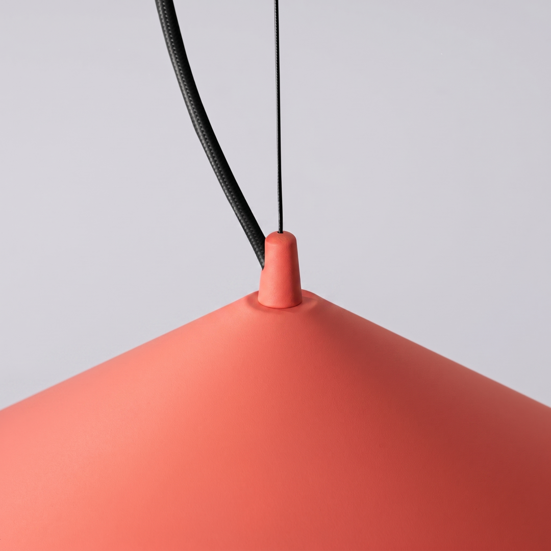 Lampa wisząca FINT czerwona LED 4000K - 32623
