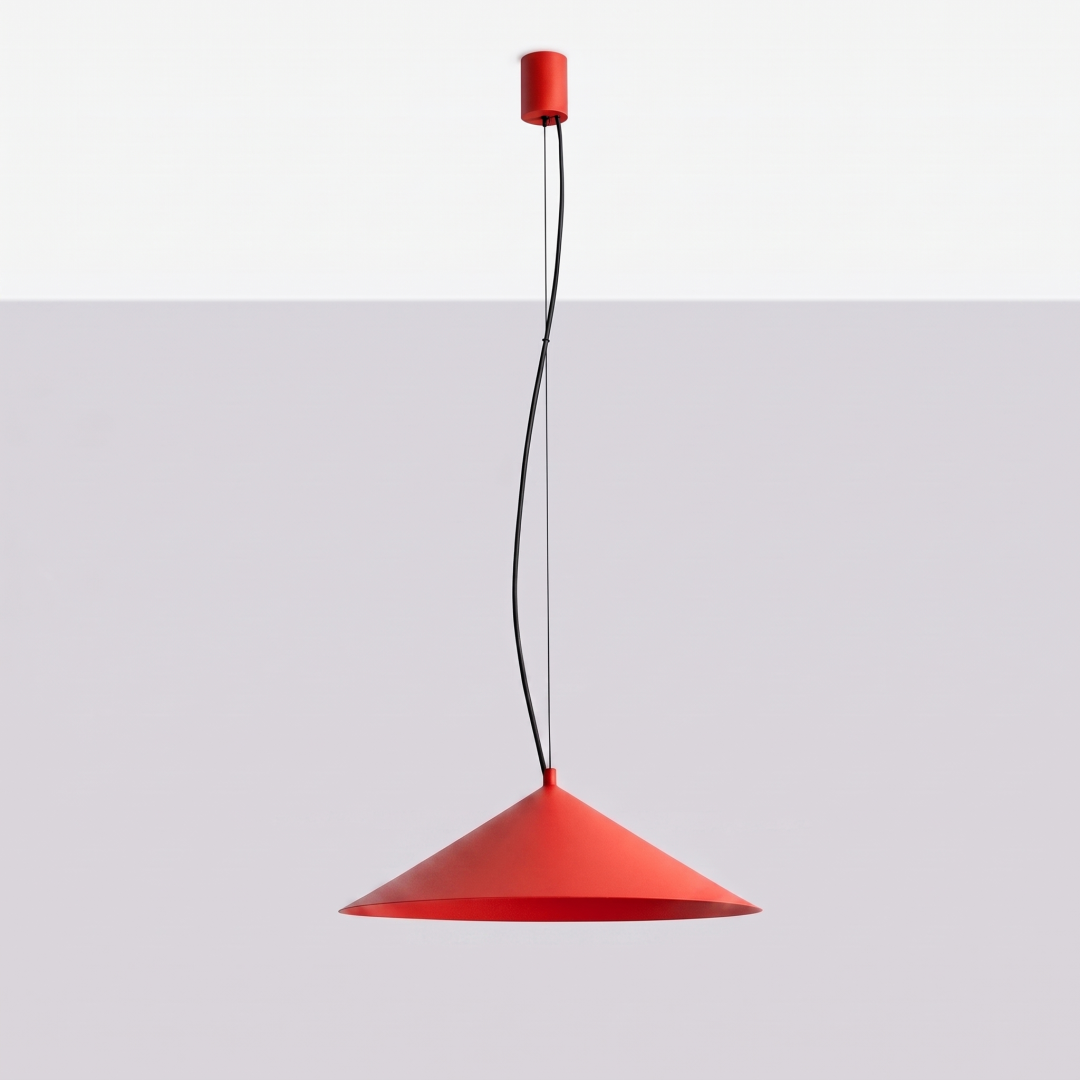Lampa wisząca FINT czerwona LED 4000K - 32625