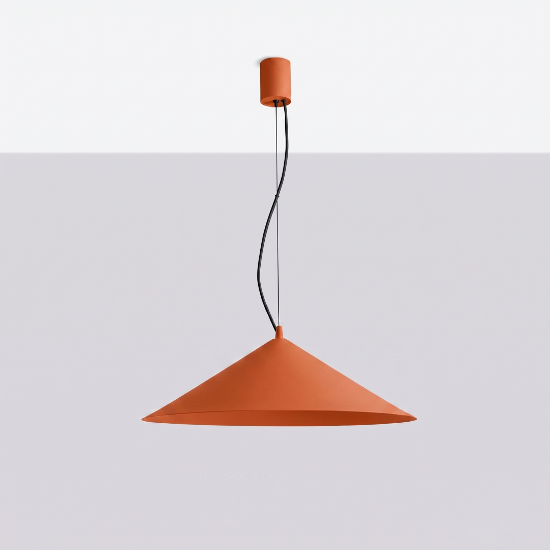 Lampa wisząca FINT ochra czerwona LED 4000K - 32641