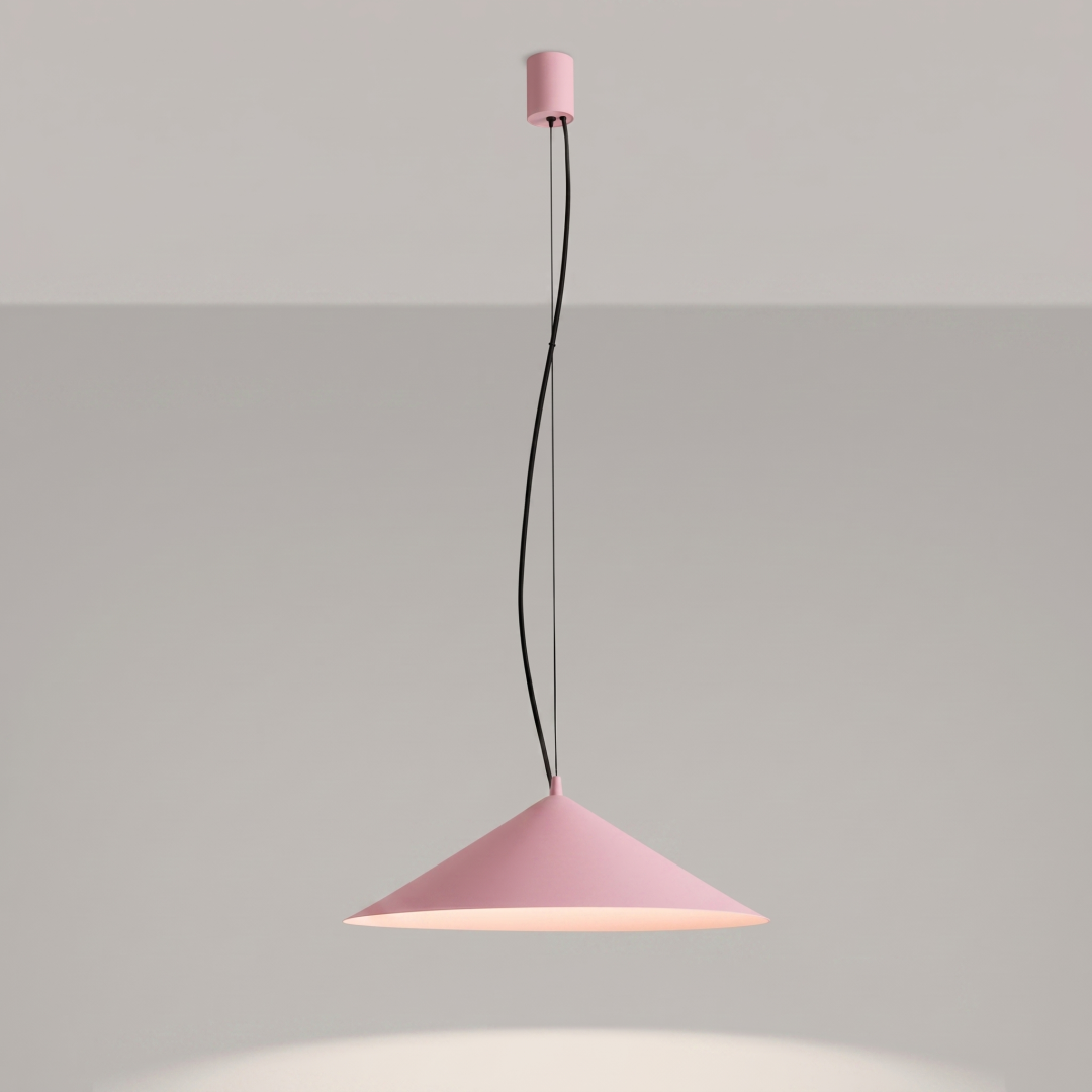 Lampa wisząca FINT różowa LED 4000K - 32659