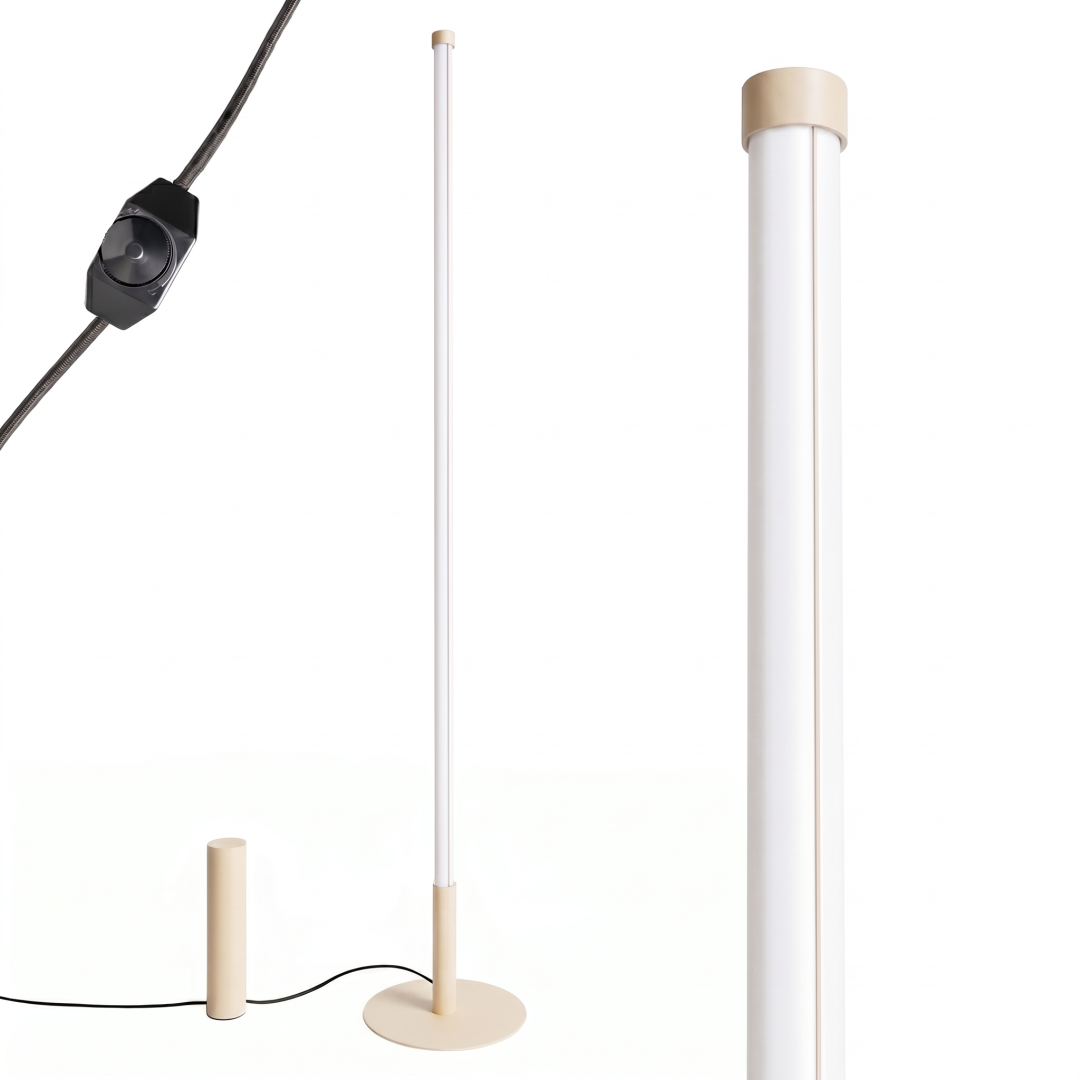Lampa podłogowa TRANG beżowa 3000K - 32837