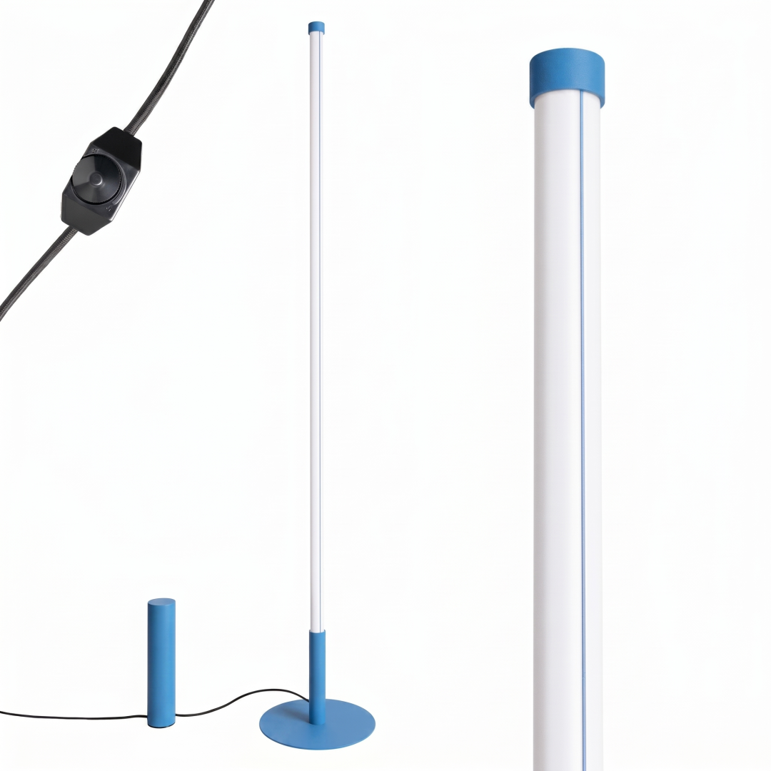 Lampa podłogowa TRANG błękitna 3000K - 32855