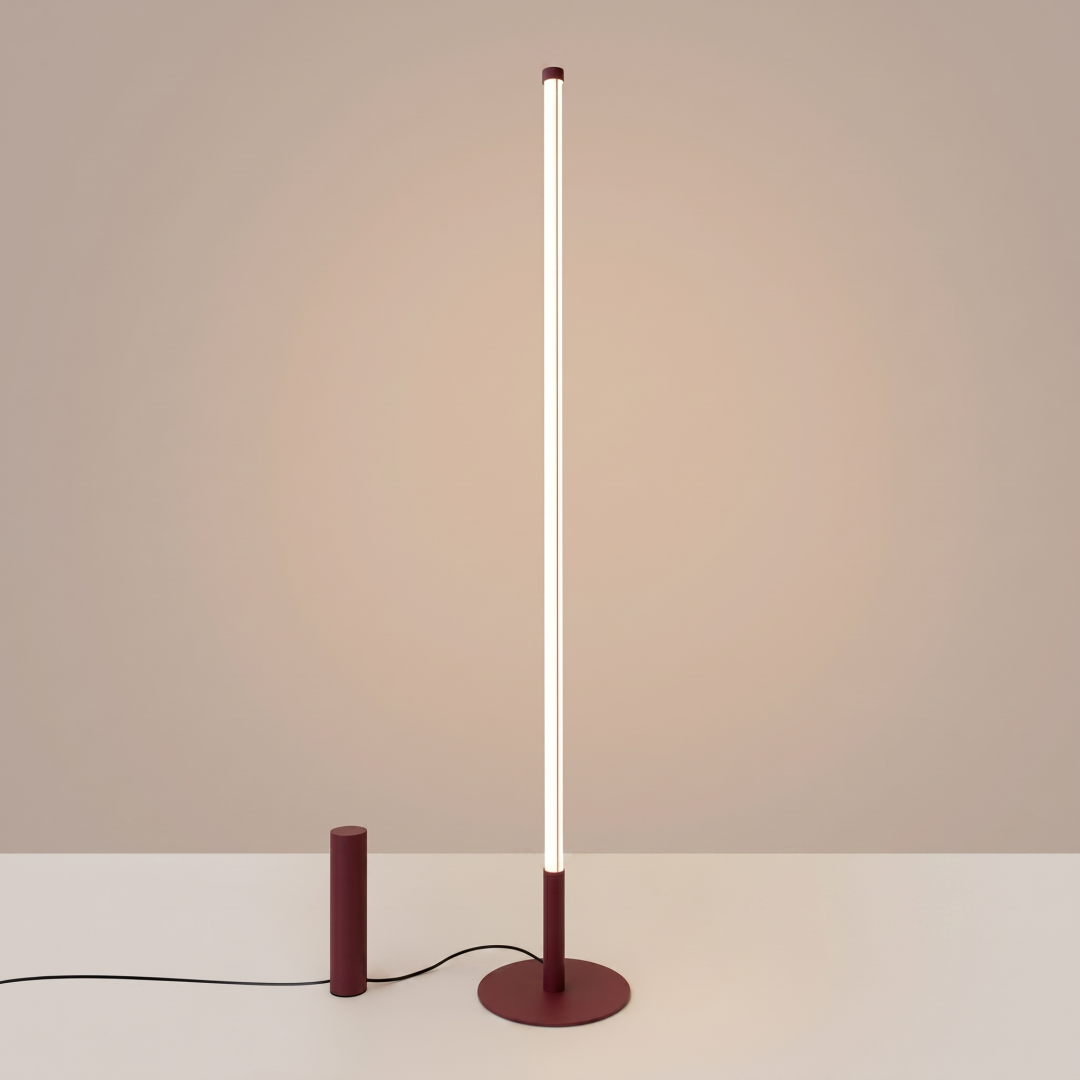 Lampa podłogowa TRANG burgund 3000K - 32875