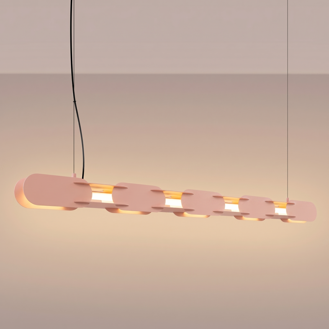Lampa wisząca CHAIN 158 brzoskwiniowa LED 3000K - 32919