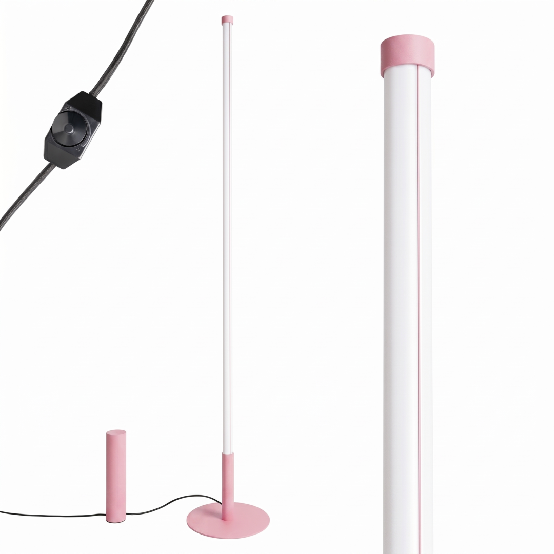 Lampa podłogowa TRANG różowa 3000K - 32933