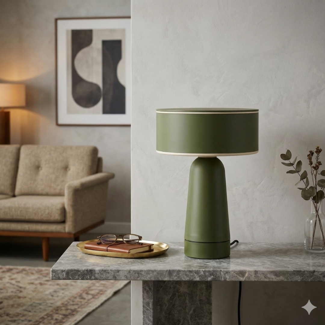 Lampa biurkowa AXO zielona oliwka - 33708